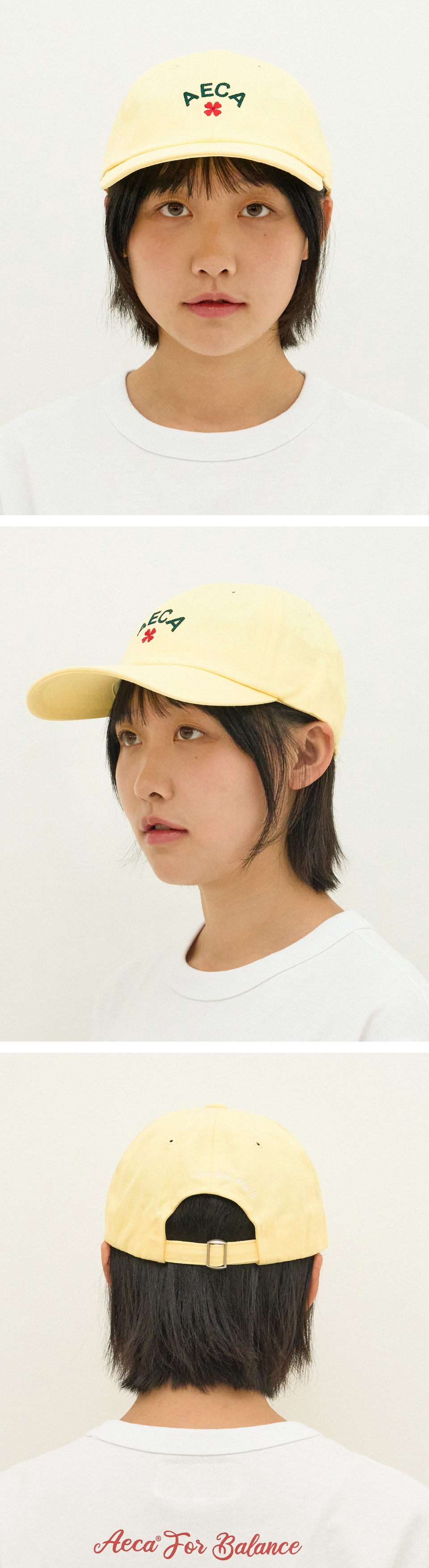 AECA CLOVER LOGO CAP-LEMON - 감도 깊은 취향 셀렉트샵 29CM